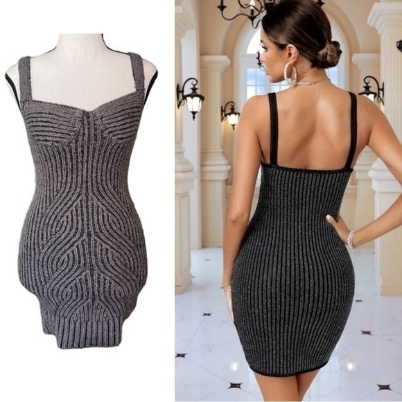 Max Azria Sample Piece Bodycon Knit Dress - Picture 1 of 10